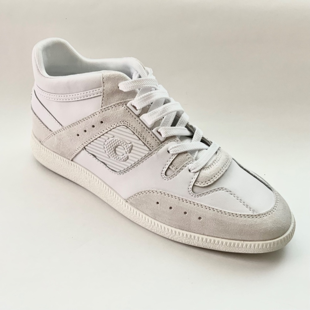 COACH Restored Citysole Mid Top White Leather Sneakers Trainers COMFORTABLE SHOE - Picture 9 of 16